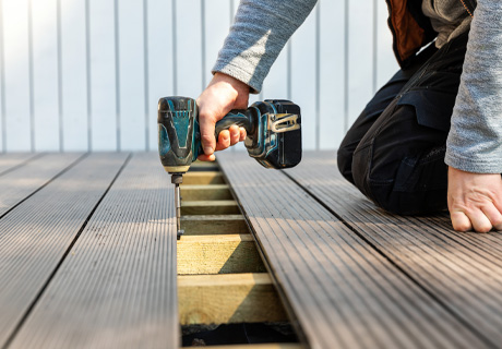 Pose de terrasse en bois près de Liévin